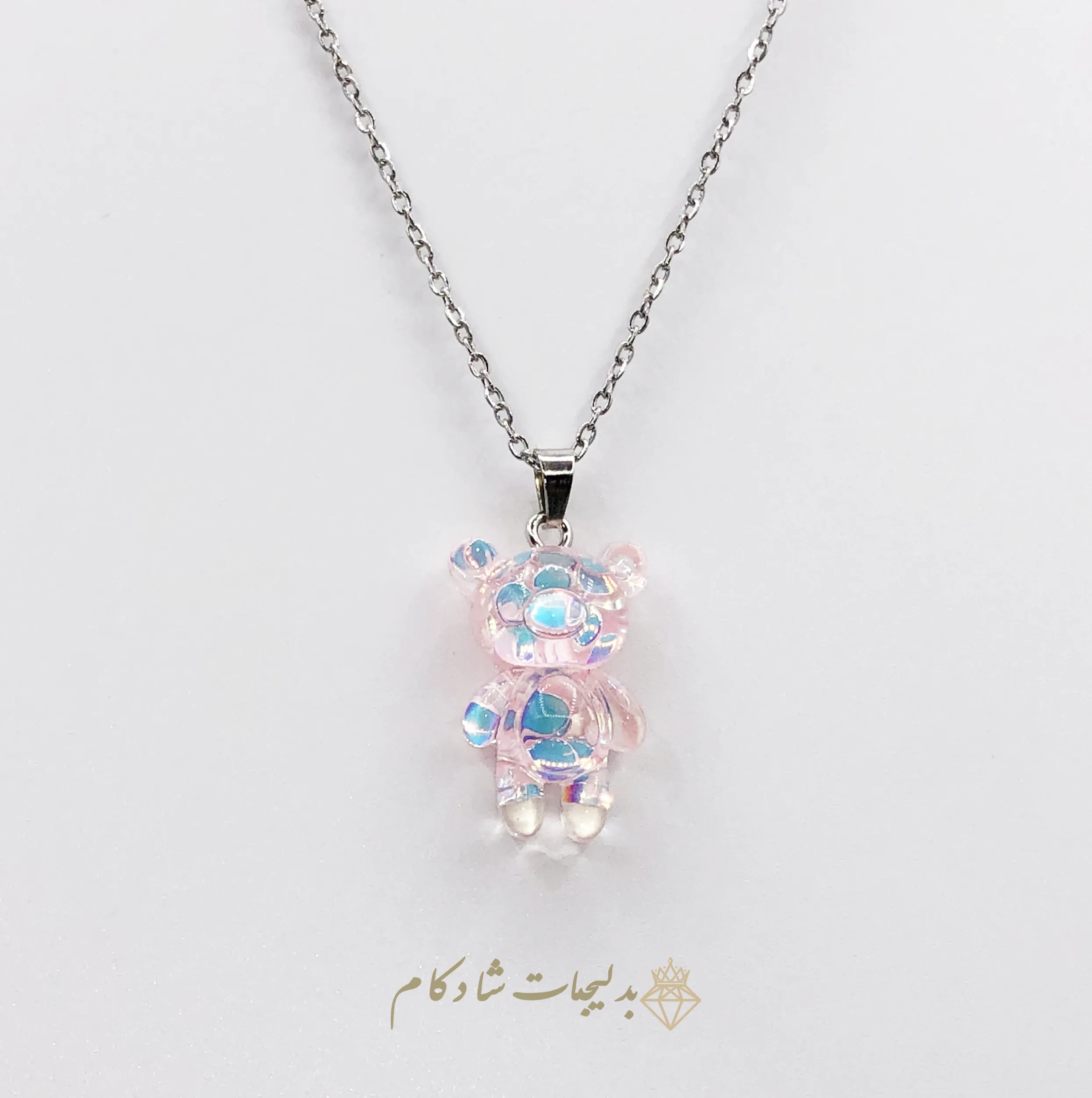 IMG_1046 copy گردنبند نقره ای طرح پاندا