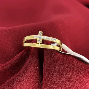 انگشتر دو رینگ صلیب