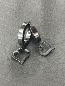 گوشواره حلقه ای طرح قلب