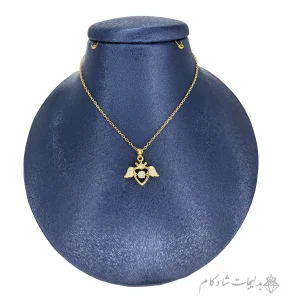 گردنبند طرح قلب متحرک بالدار