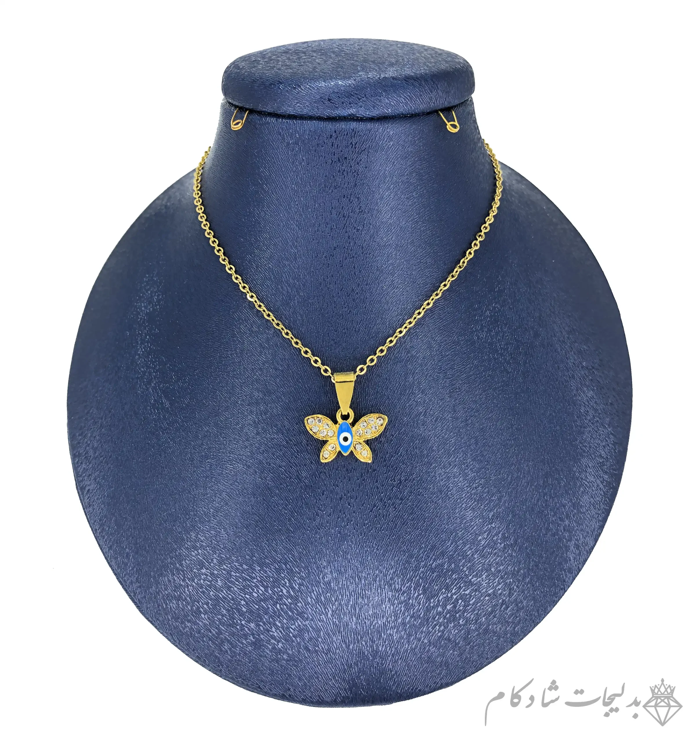 IMG_6126 گردنبند چشم و نظر طرح پروانه