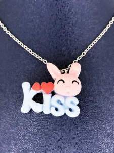 گردبند فانتزی بچگانه طرح Kiss