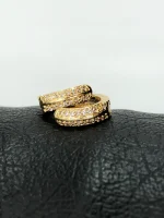 گوشواره حلقه ای نگین دار