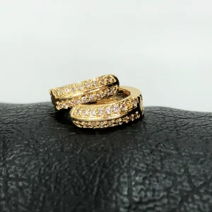 گوشواره حلقه ای نگین دار