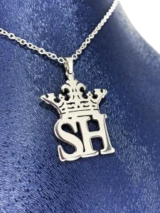 گردنبند طرح حروف SH