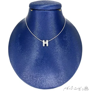 گردنبند مینیمال طرح حرف H