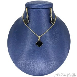 گردنبند و گوشواره طرح ونکلیف