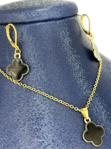 گردنبند و گوشواره طرح ونکلیف